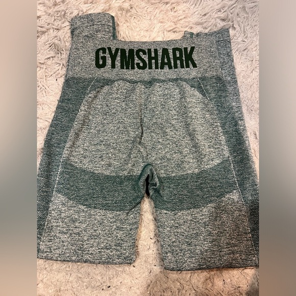 Gymshark Flex High Waisted Leggings in Green Size Medium - Picture 1 of 8